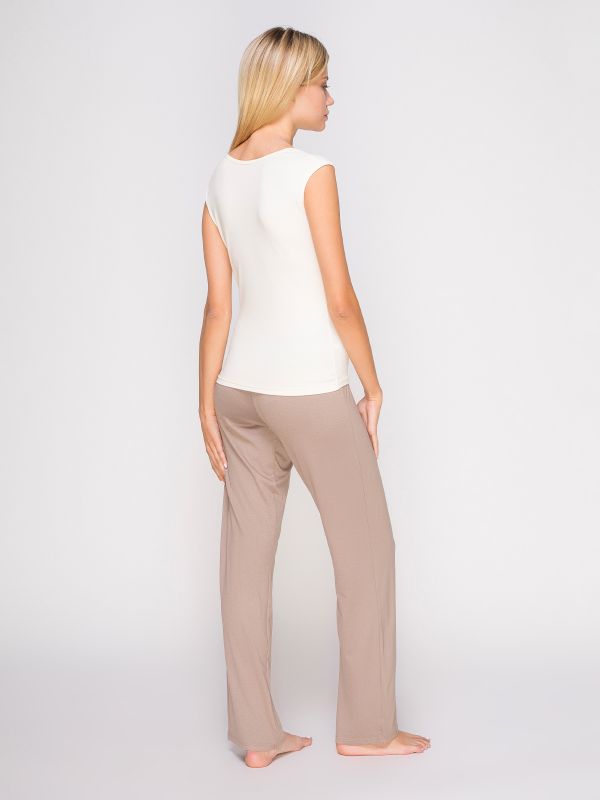 Жіноча піжама зі штанами. віскоза, візон, Serenade, модель 5518Р