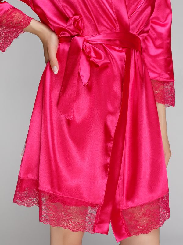 Женский атласный халат, модель 2013