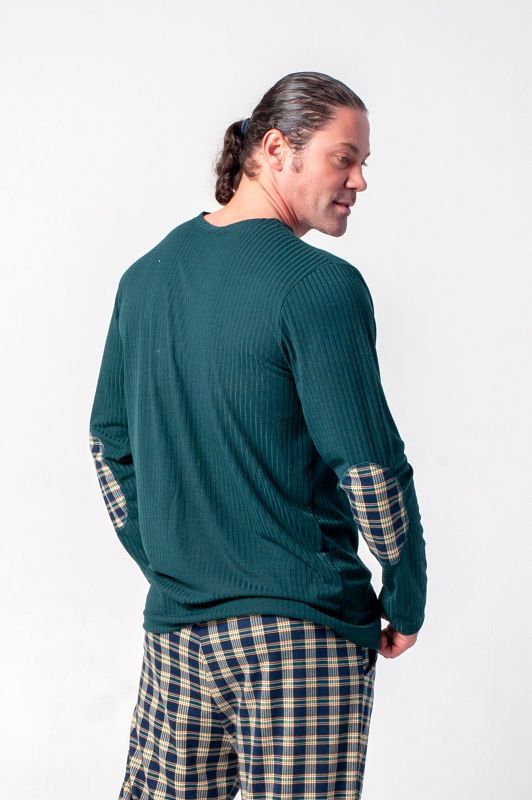 Піжама чоловіча, трикотаж, зелений, Serenade, модель 5405