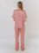 Женская пижама с брюками, шелк Армани, фрез, Serenade, модель 1514