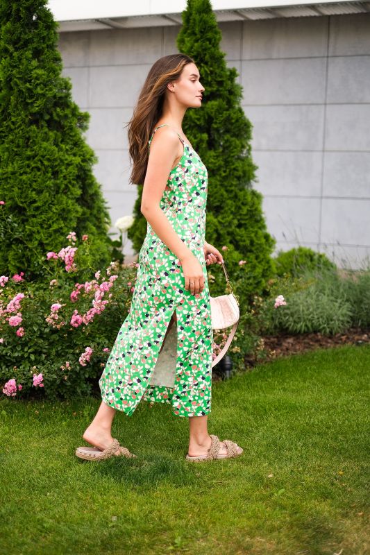 Сарафан з бавовни в квіточку / s